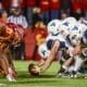 WVU Football against Iowa State stock