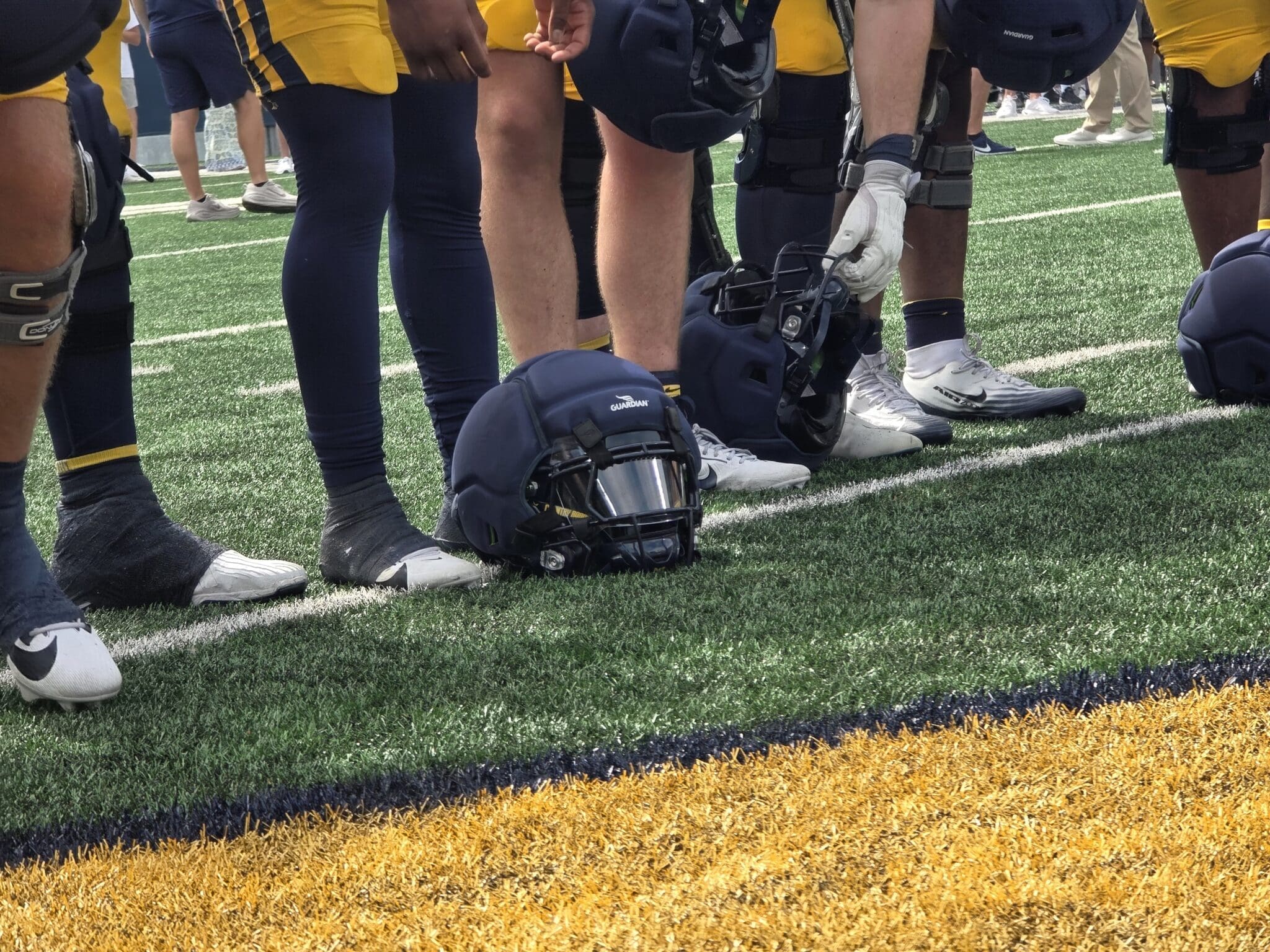WVU Football Helmet STOCK PHOTO