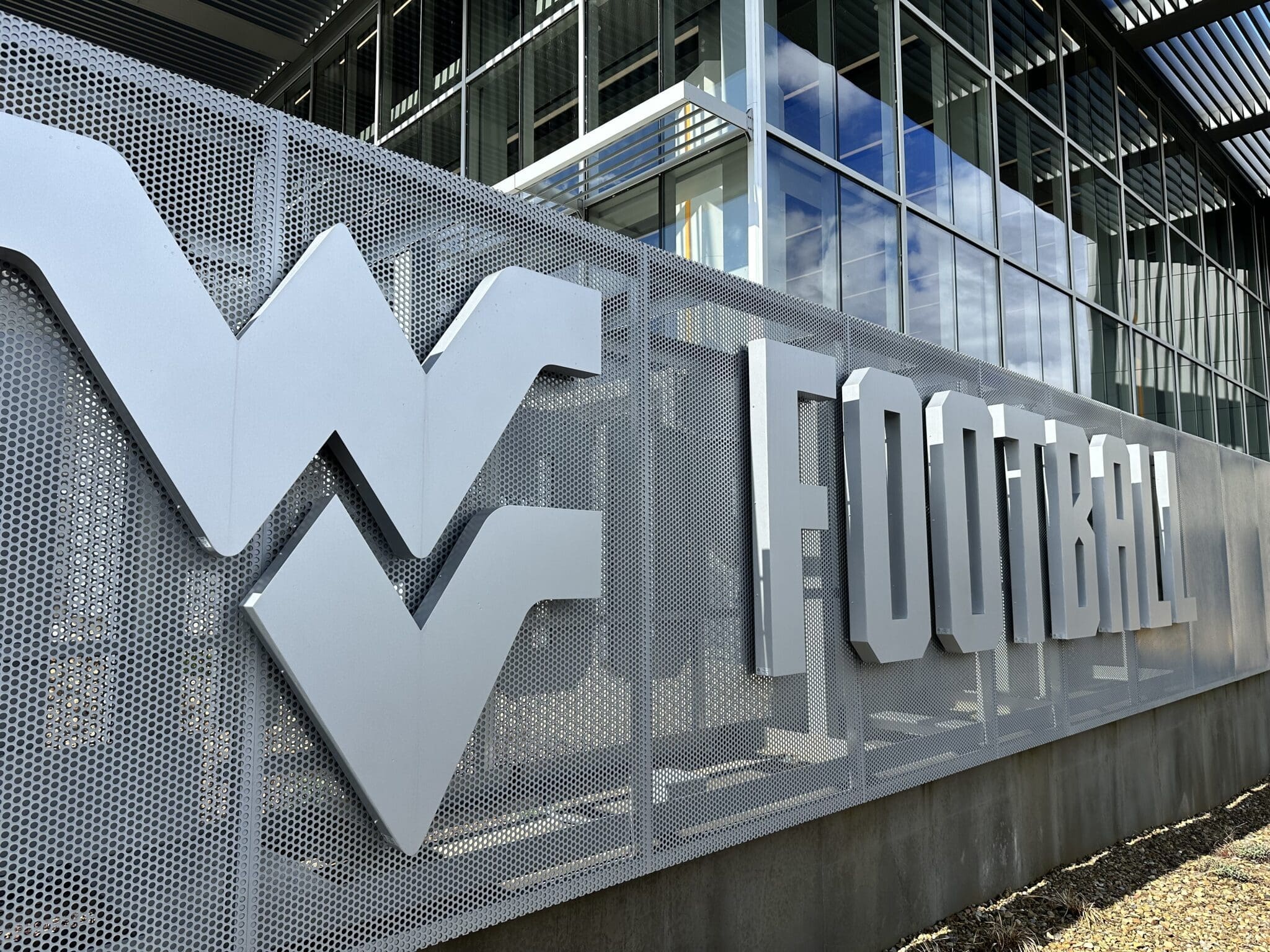 WVU Football outside facility stock