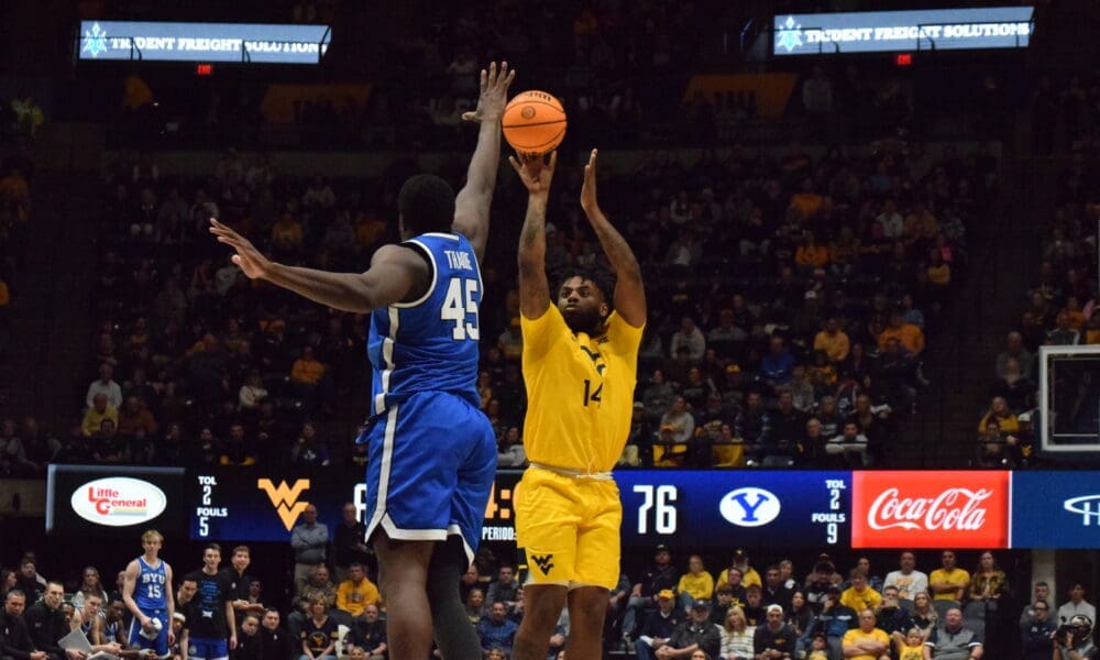 WVU Basketball Seth Wilson versus BYU