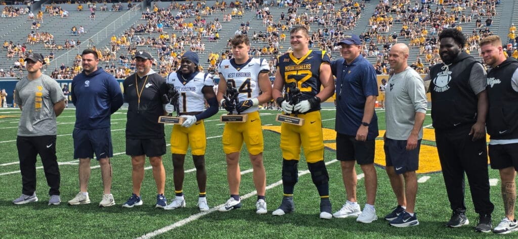 WVU Football 2026 spring award winners