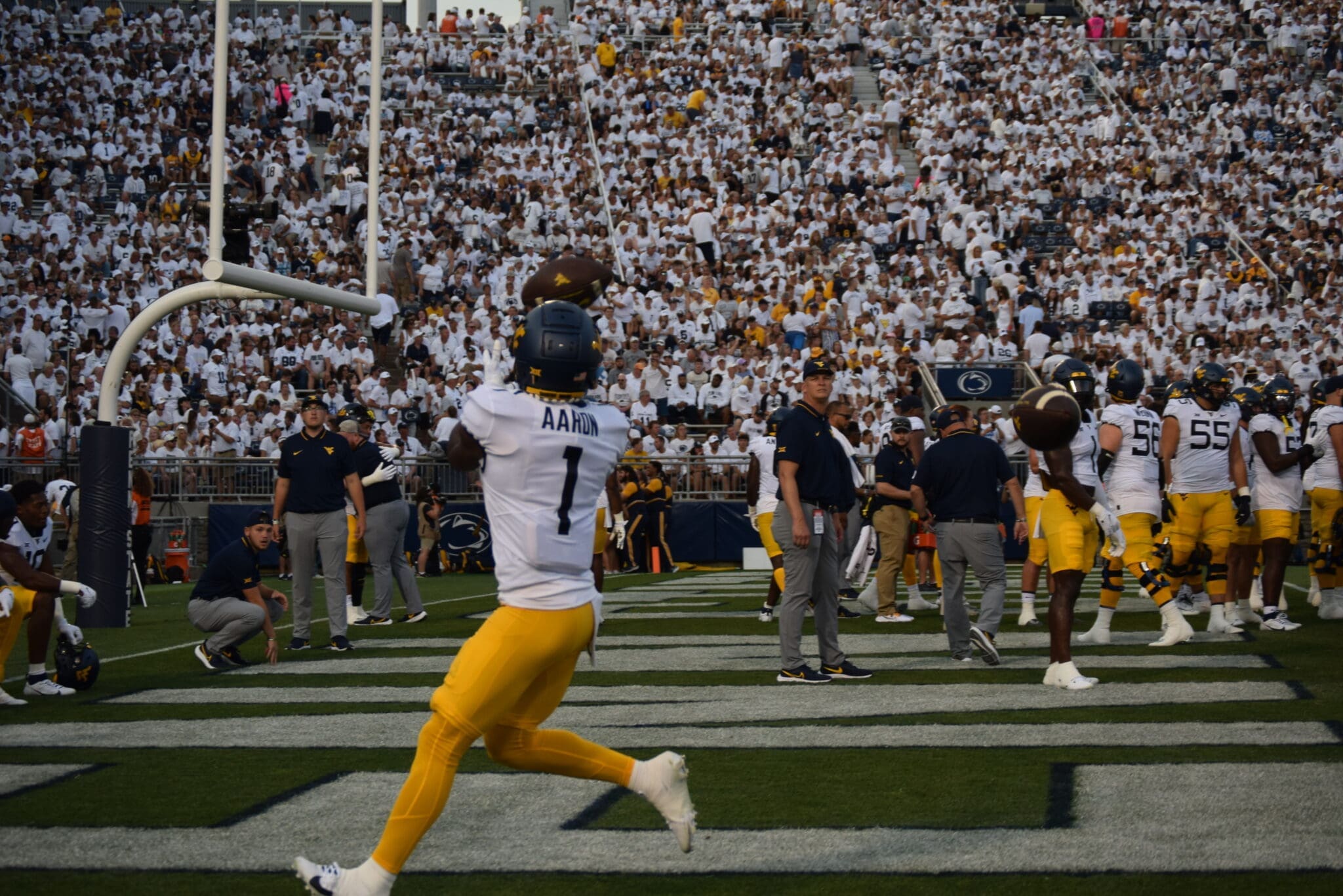 WVU Football WR Jeremiah Aaron