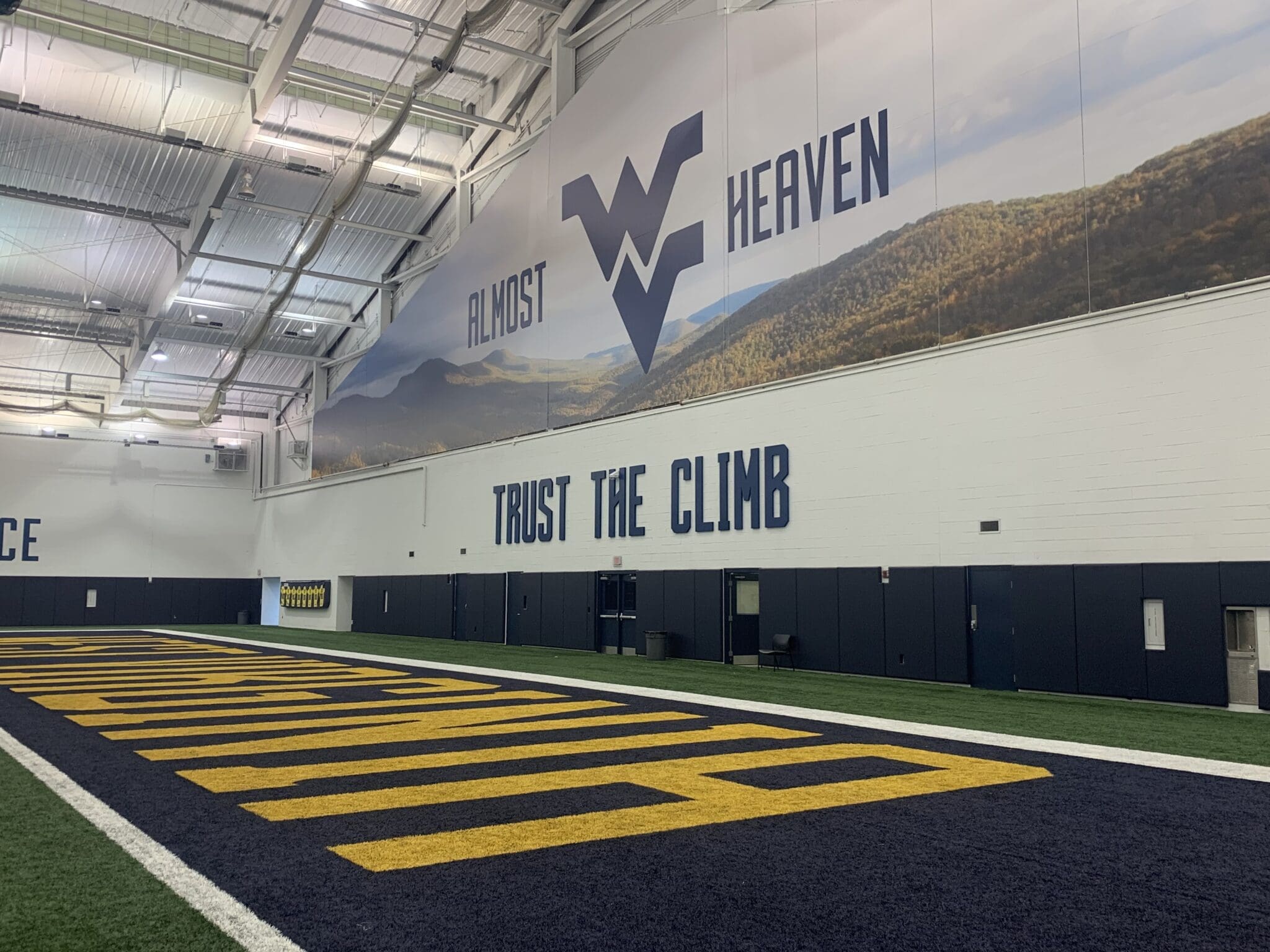WVU Football practice facility stock