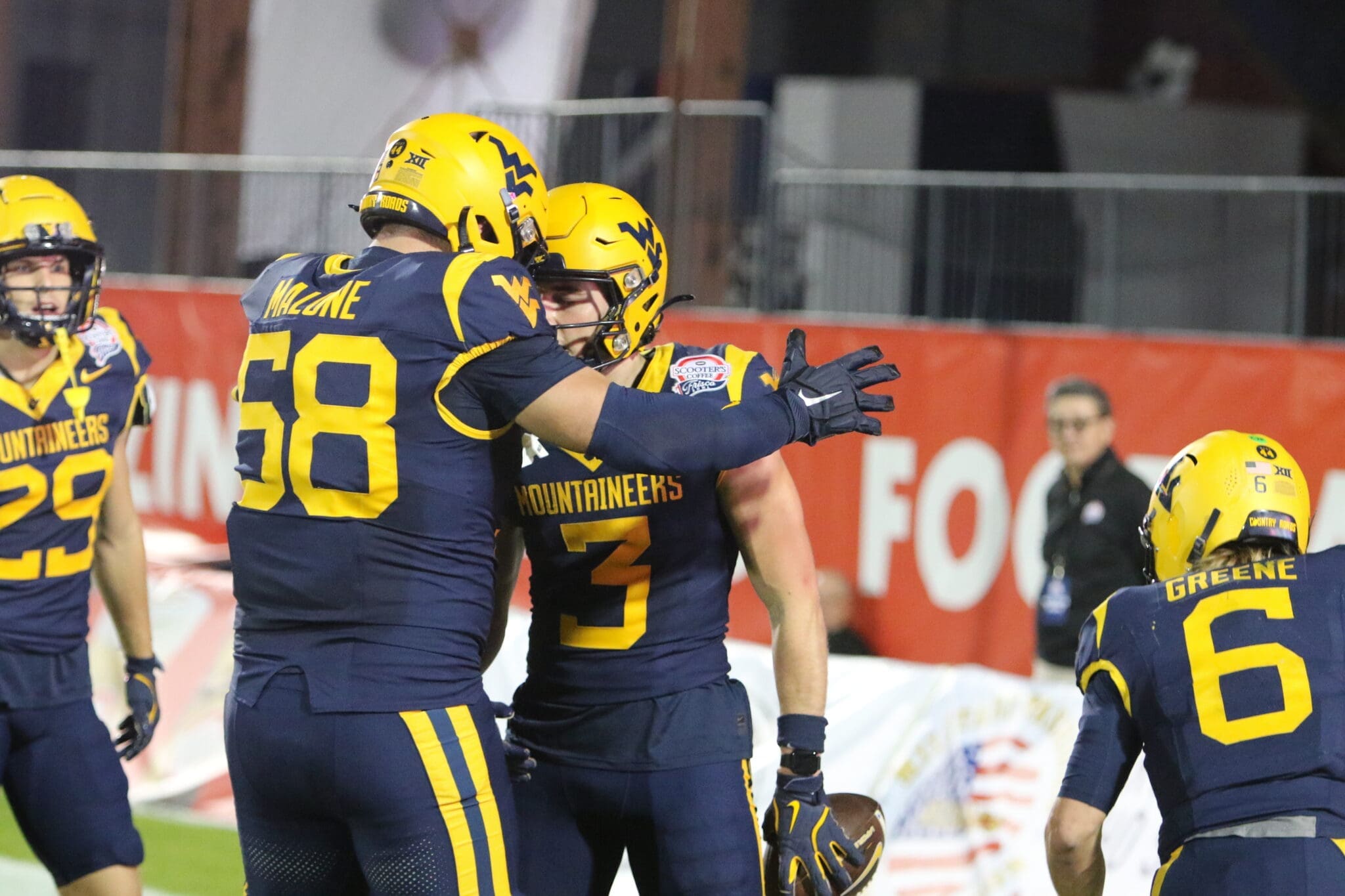 WVU Football WR Hudson Clement TD at Frisco Bowl