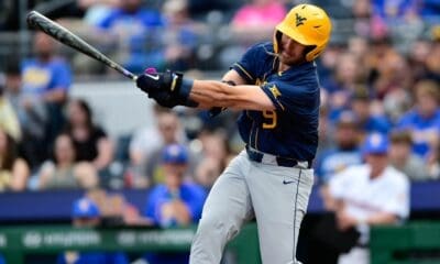WVU Baseball Grant Hussey hits home run at PNC Park