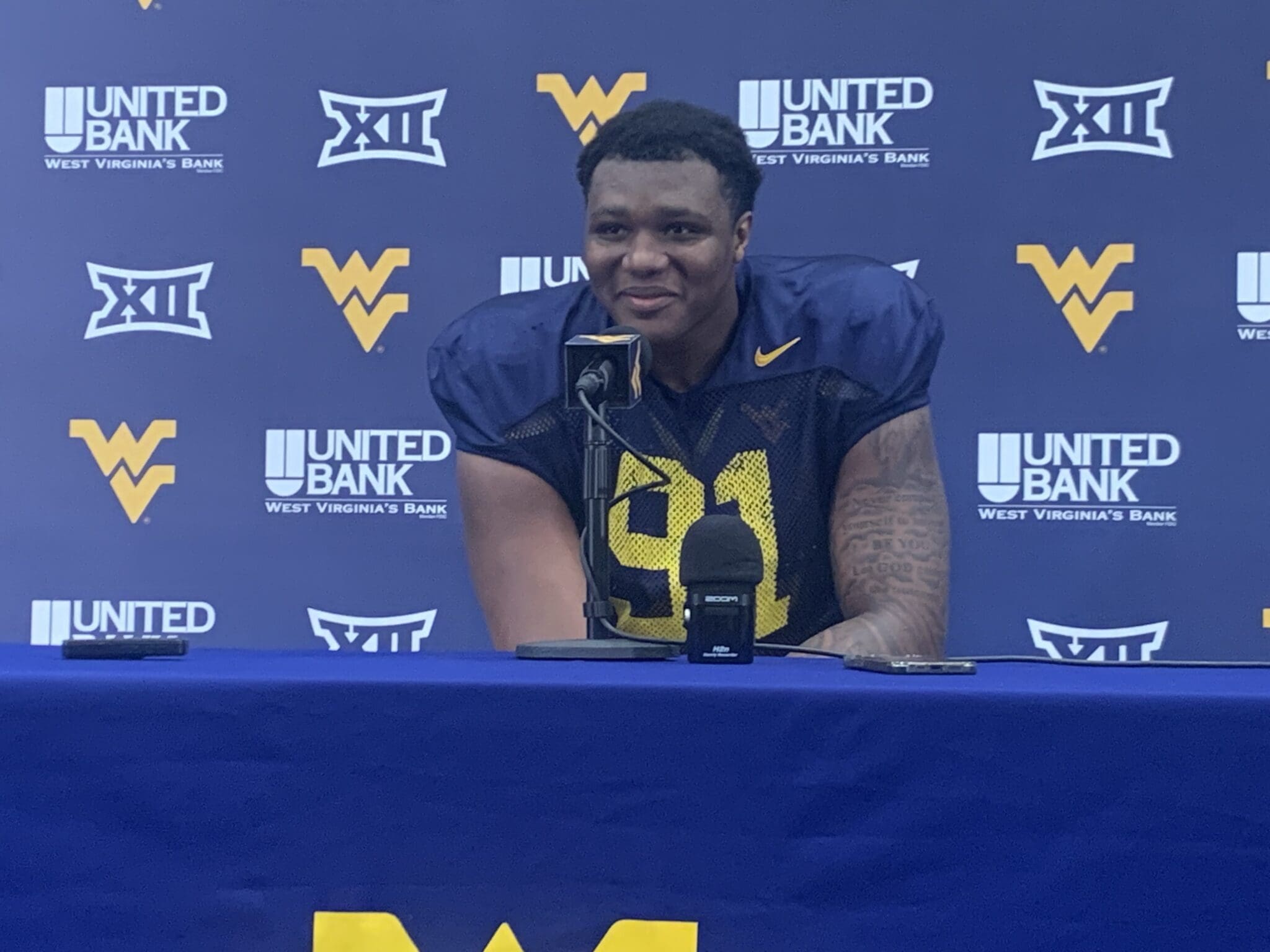 WVU Football DL Sean Martin