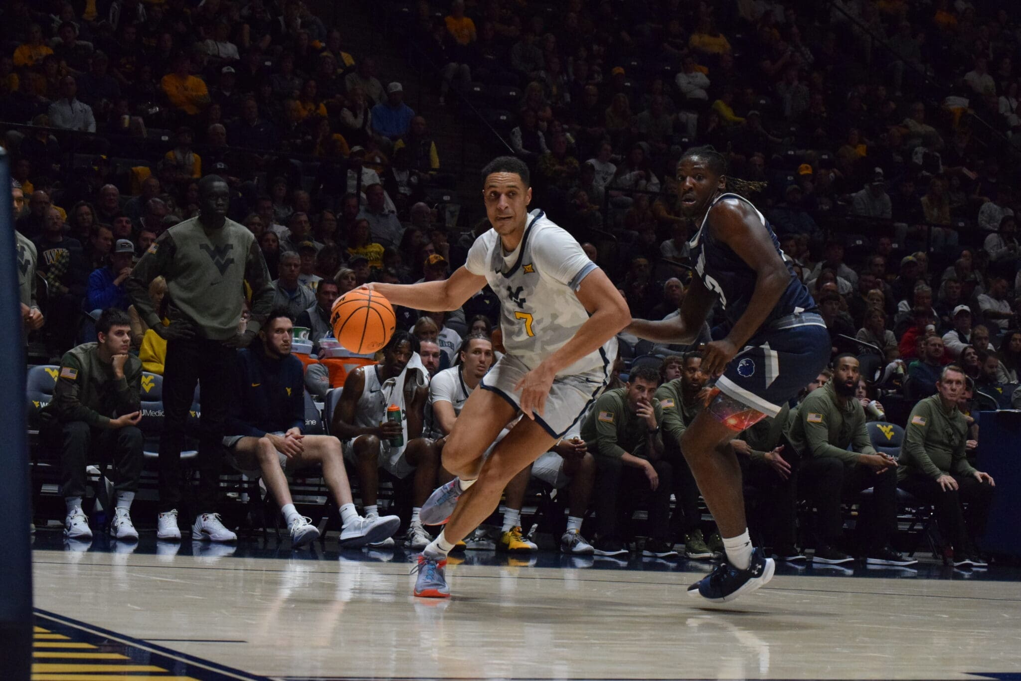 WVU Basketball Jesse Edwards
