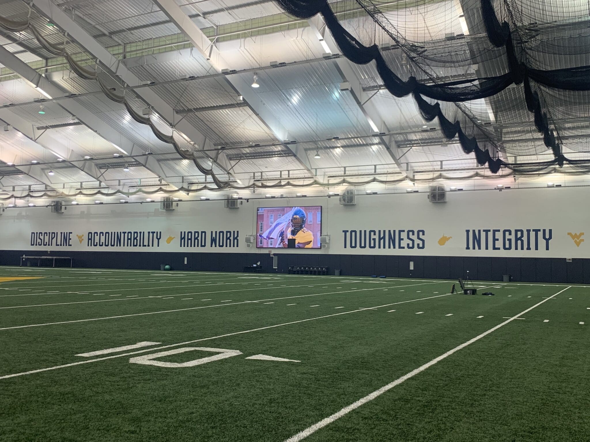 WVU football facility stock