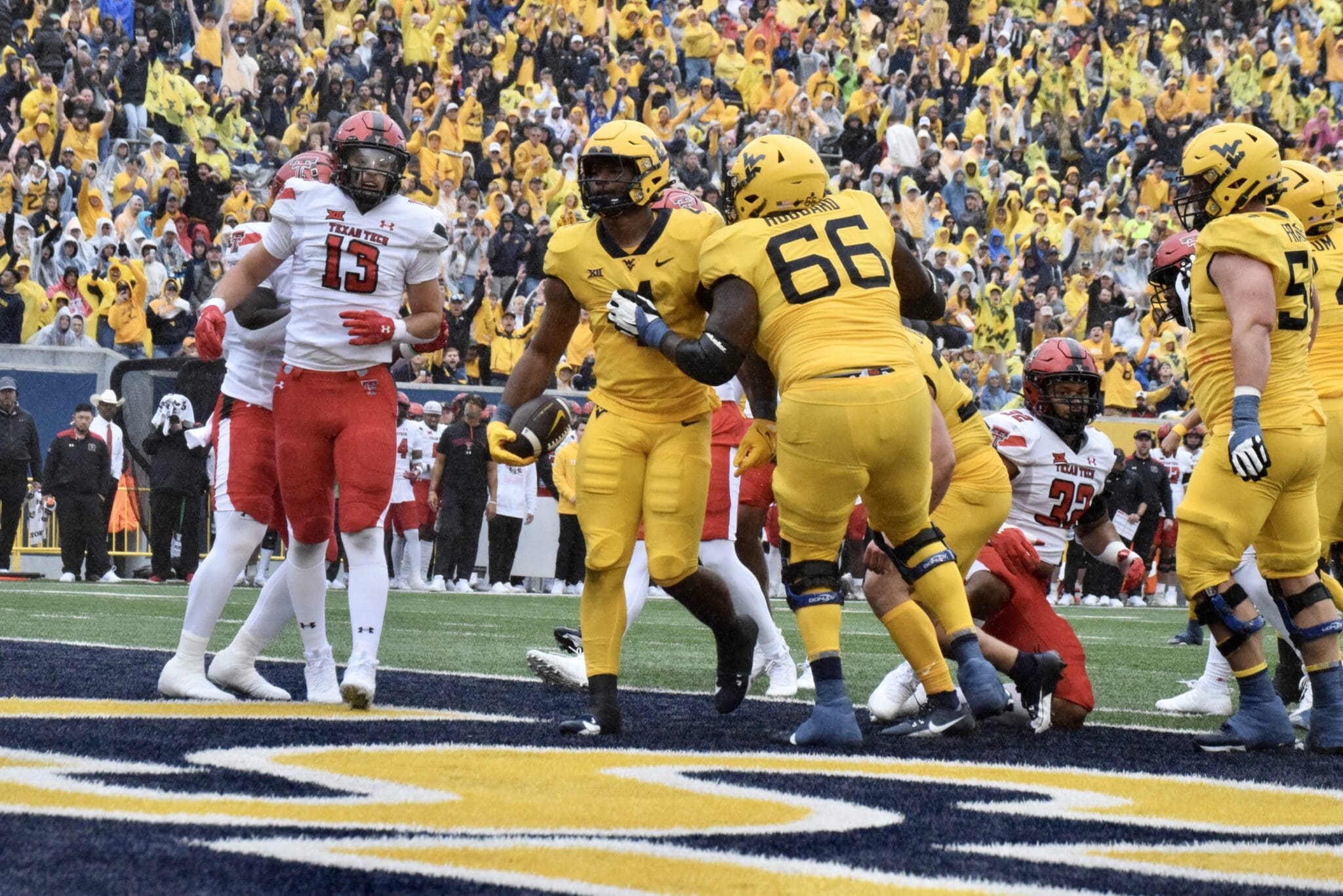 WVU Football CJ Donaldson against Texas Tech