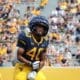 WVU Football LB Josiah Trotter at spring game