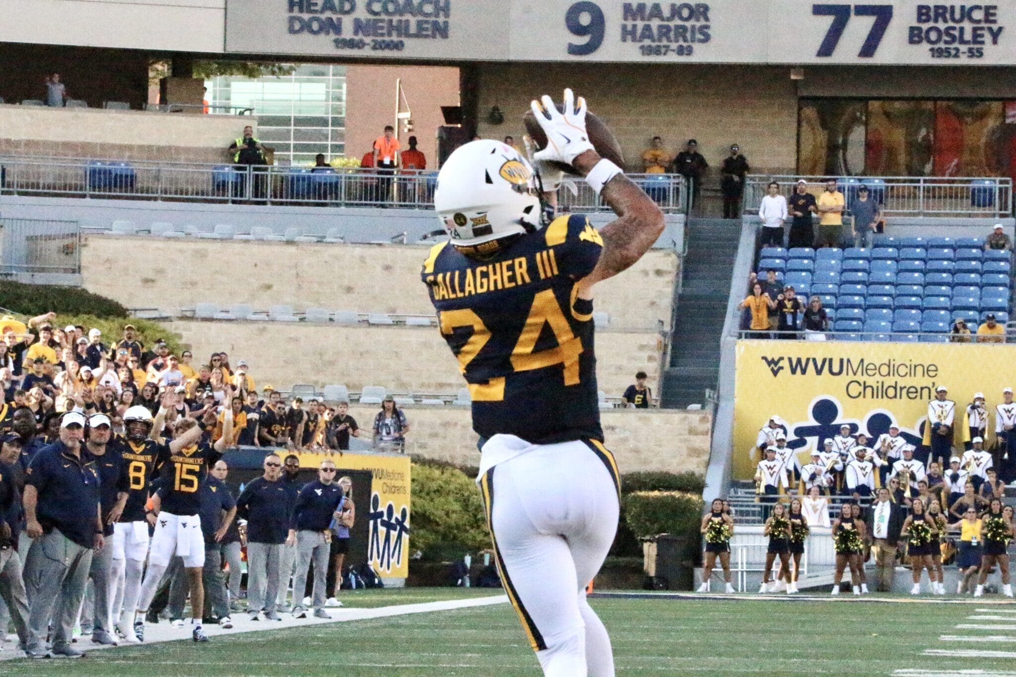WVU Football WR Rodney Gallagher