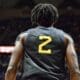WVU Basketball Kobe Johnson black uniform