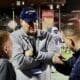 WVU Football HC Rich Rodriguez with Michael Fragale and Mike Montoro