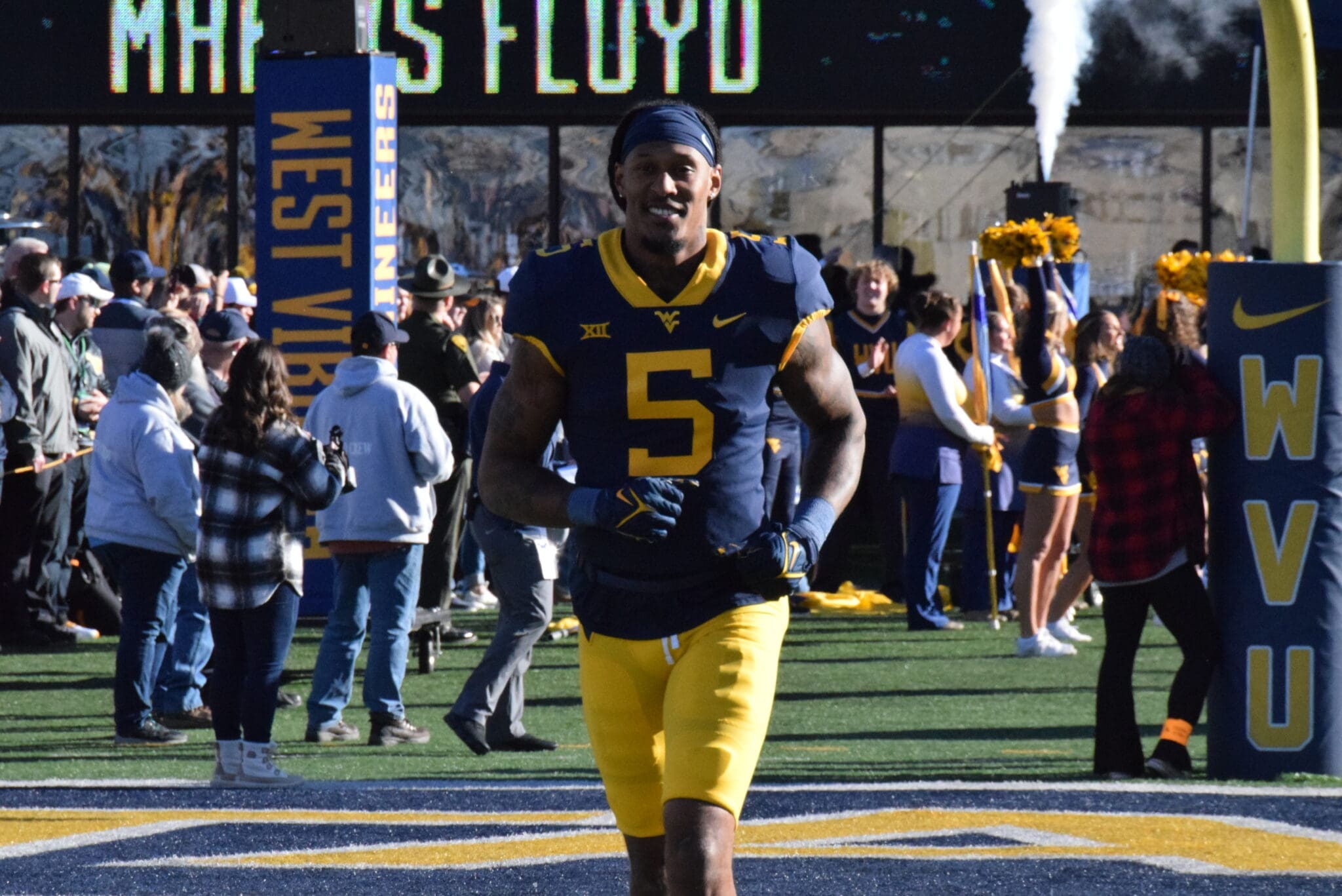 WVU Football WR Devin Carter on Senior Day