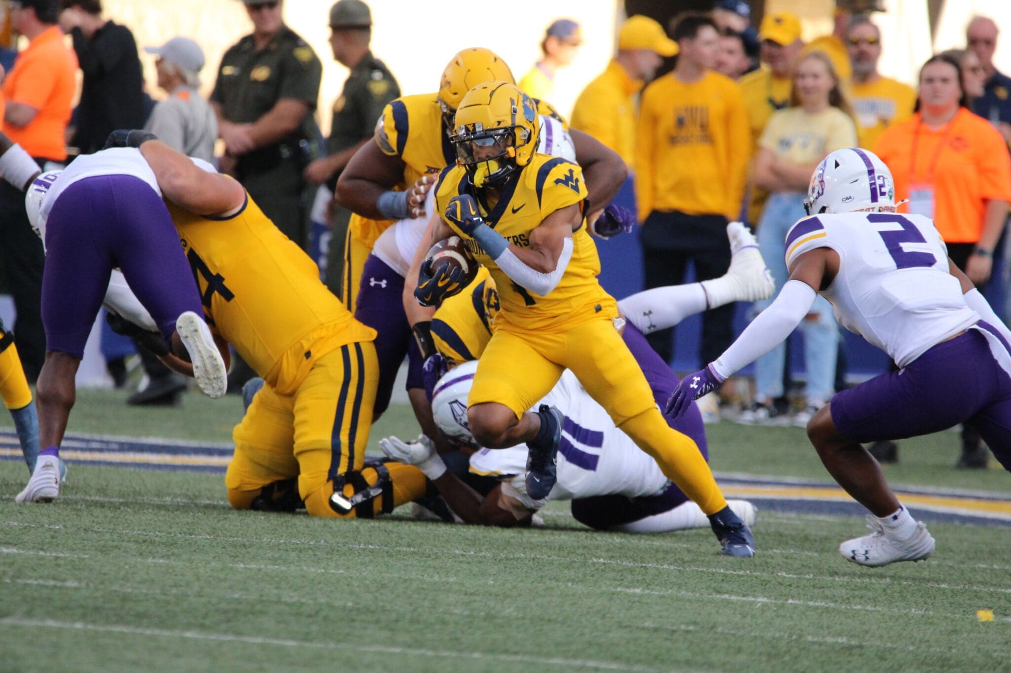 WVU Football RB Jahiem White