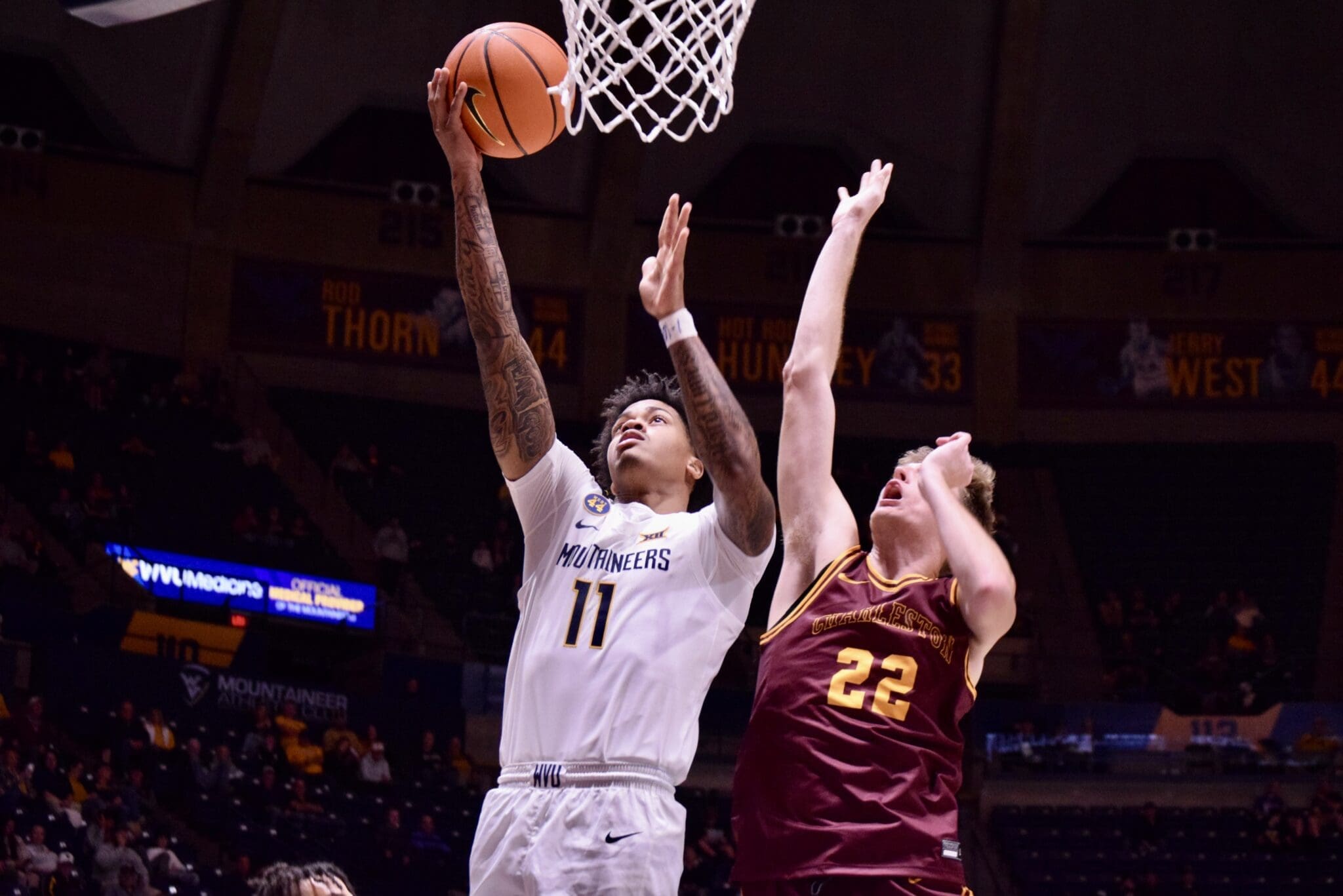 WVU Basketball Jonathan Powell