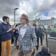 WVU Football QB Garrett Greene arriving to a game