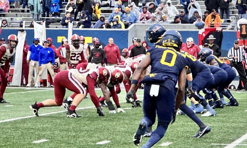 WVU Football Mountaineers against Oklahoma Sooners