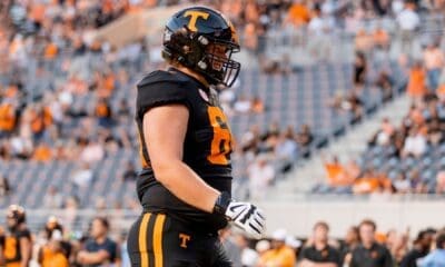 WVU Football OL Ayden Bussell with Tennessee
