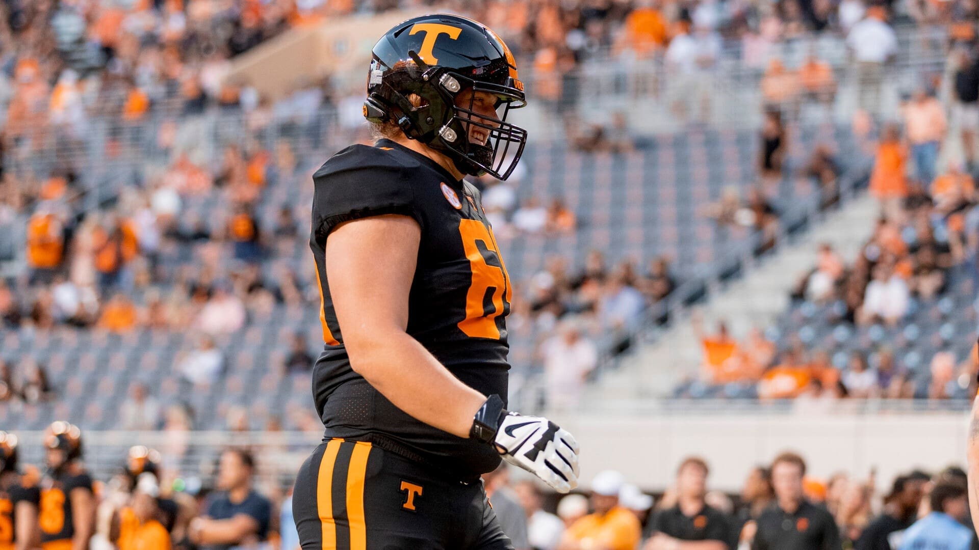 WVU Football OL Ayden Bussell with Tennessee
