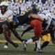WVU Football Biser tackle against Cincinnati