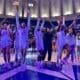 WVU Women's Basketball team celebrates