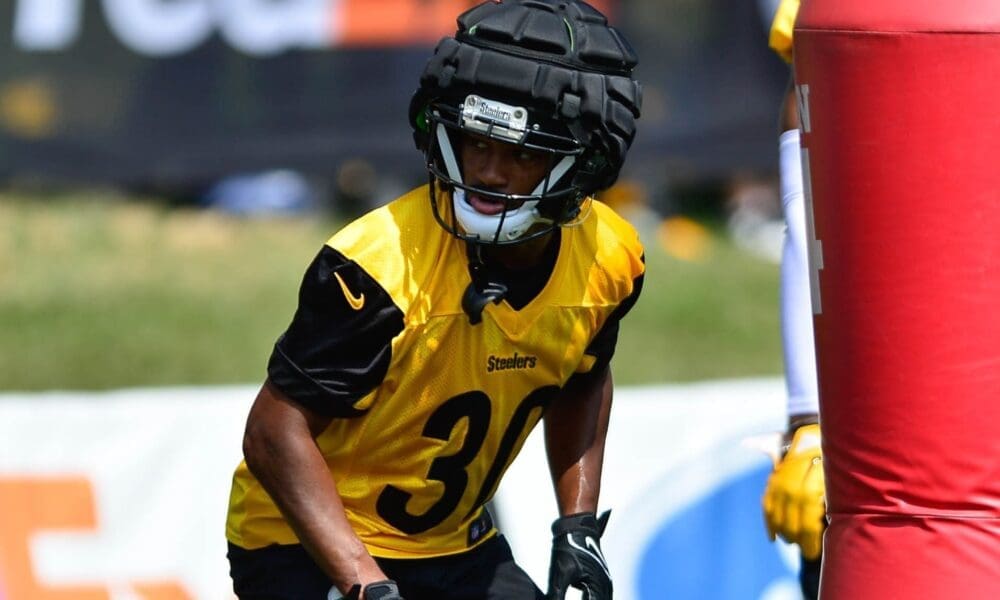 Beanie Bishop at Steelers training camp