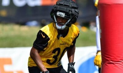 Beanie Bishop at Steelers training camp
