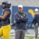 WVU Football HC Neal Brown and Sam Brown