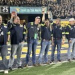 WVU honors coal miners during game
