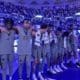 West Virginia WVU Basketball team sings Country Roads