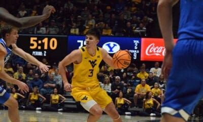 WVU Men's Basketball Kerr Kriisa BYU