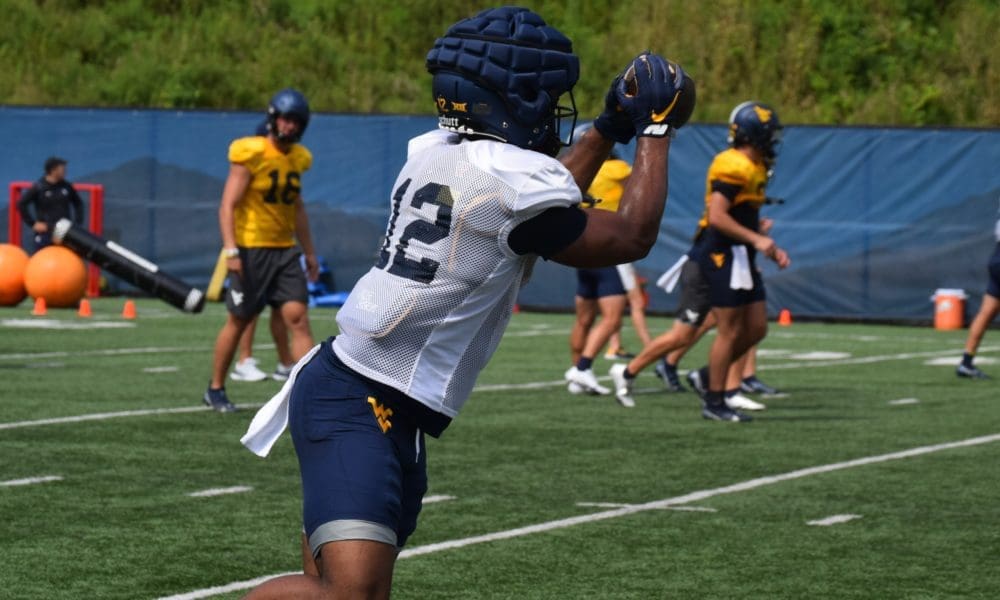 CJ Donaldson at practice
