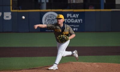 WVU baseball pitcher Blaine Traxel