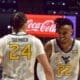 WVU Basketball Pat Suemnick and Josiah Harris