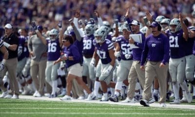 Kansas State celebrating college football