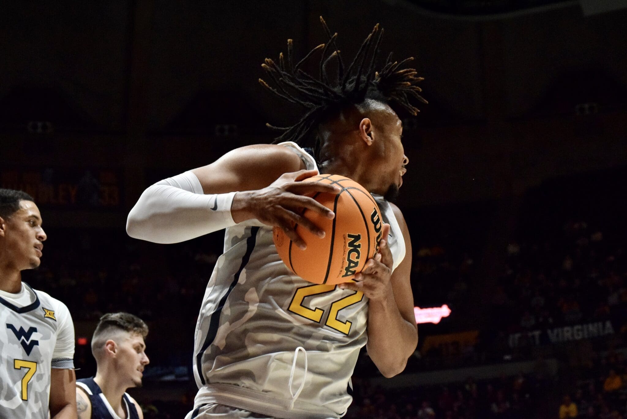 WVU Basketball Josiah Harris St. John's