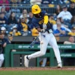 WVU Baseball infielder Tevin Tucker