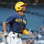 WVU Baseball infielder Tevin Tucker