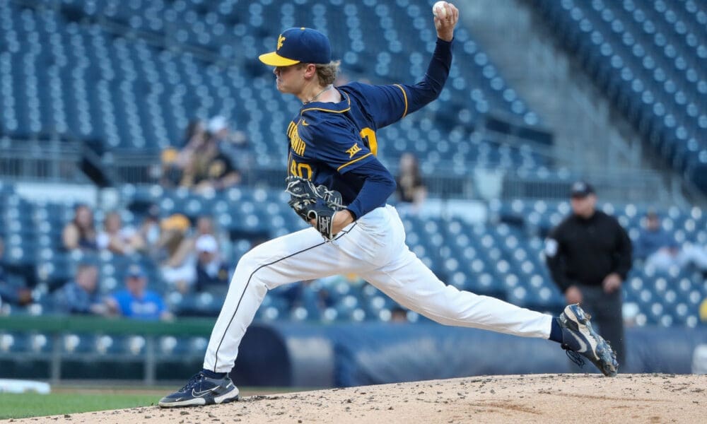 WVU Baseball pitcher Carson Estridge