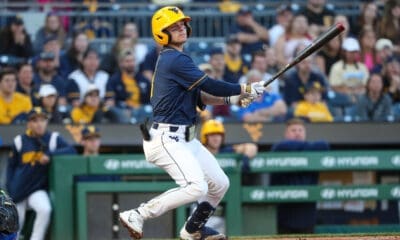 WVU Baseball catcher Dayne Leonard