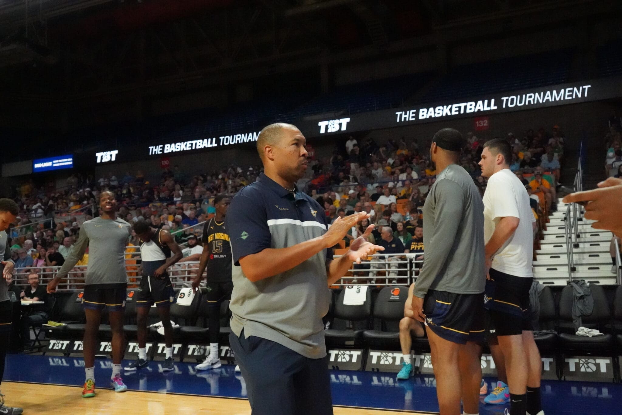 Best Virginia Head Coach Jarrod West Sr. takes the court