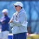 WVU Football HC Neal Brown at practice