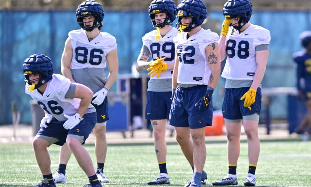 WVU Football spring practice