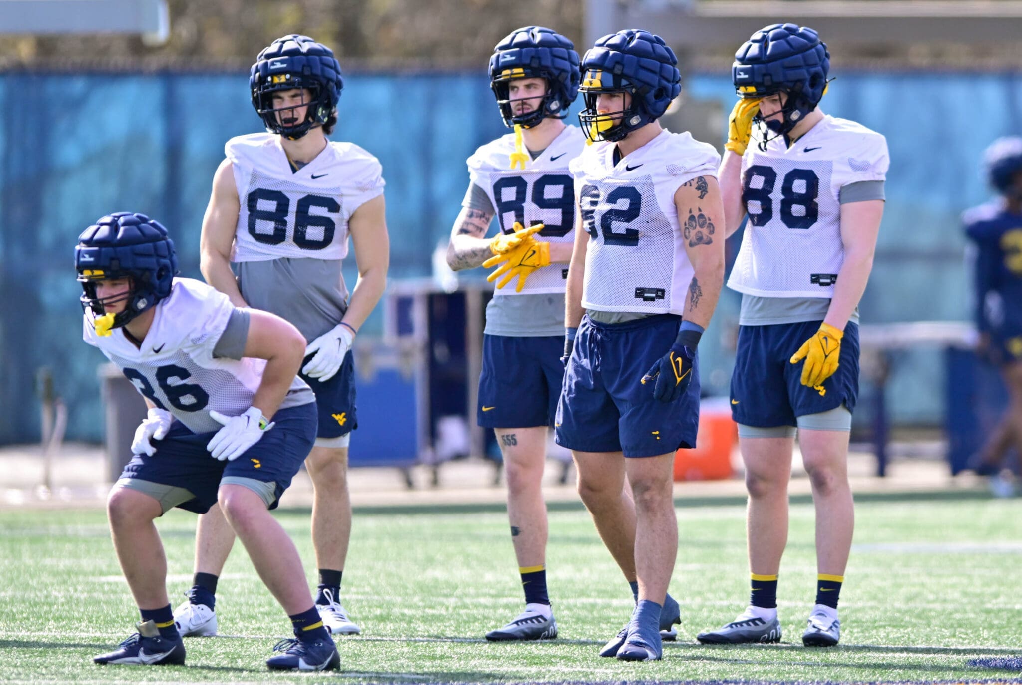 WVU Football spring practice