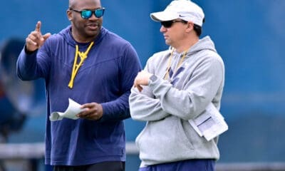 WVU Football HC Neal Brown DL Coach Andrew Jackson
