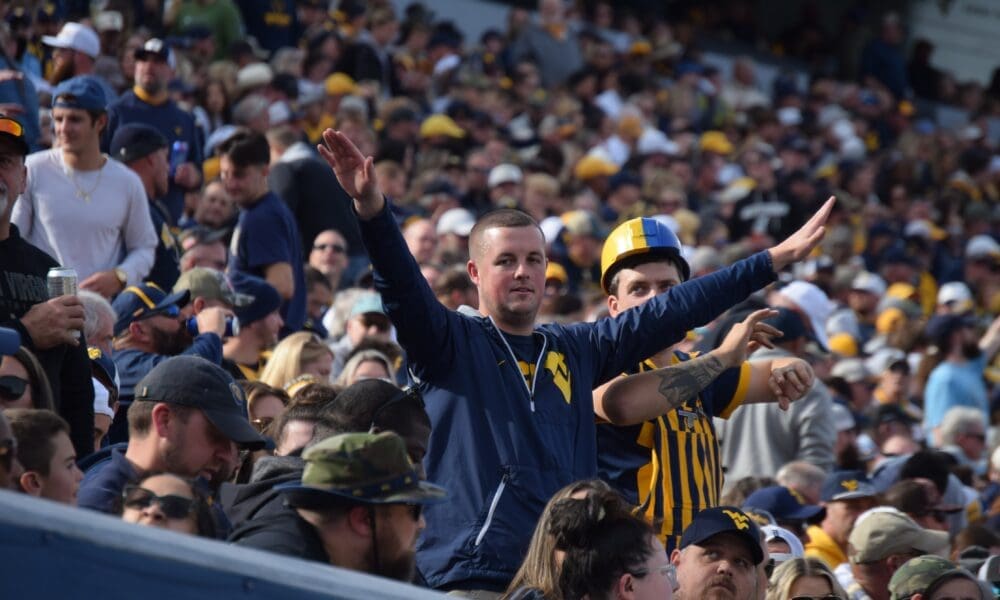 WVU Fans at Football Game