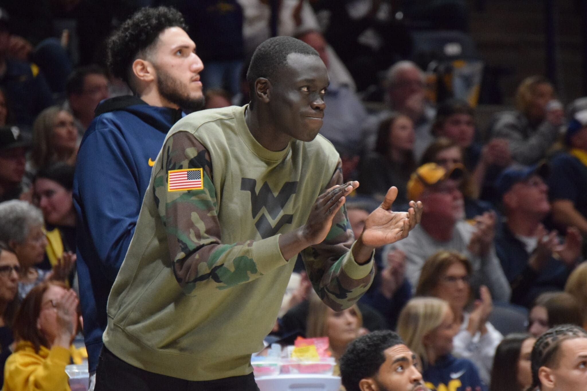 WVU Basketball Akok Akok