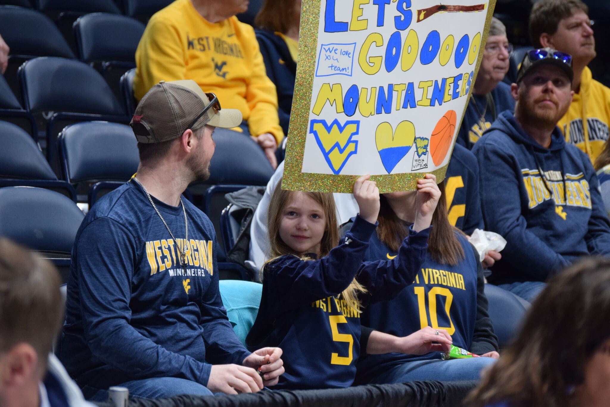 WVU Women's Basketball NCAAT Young Fan