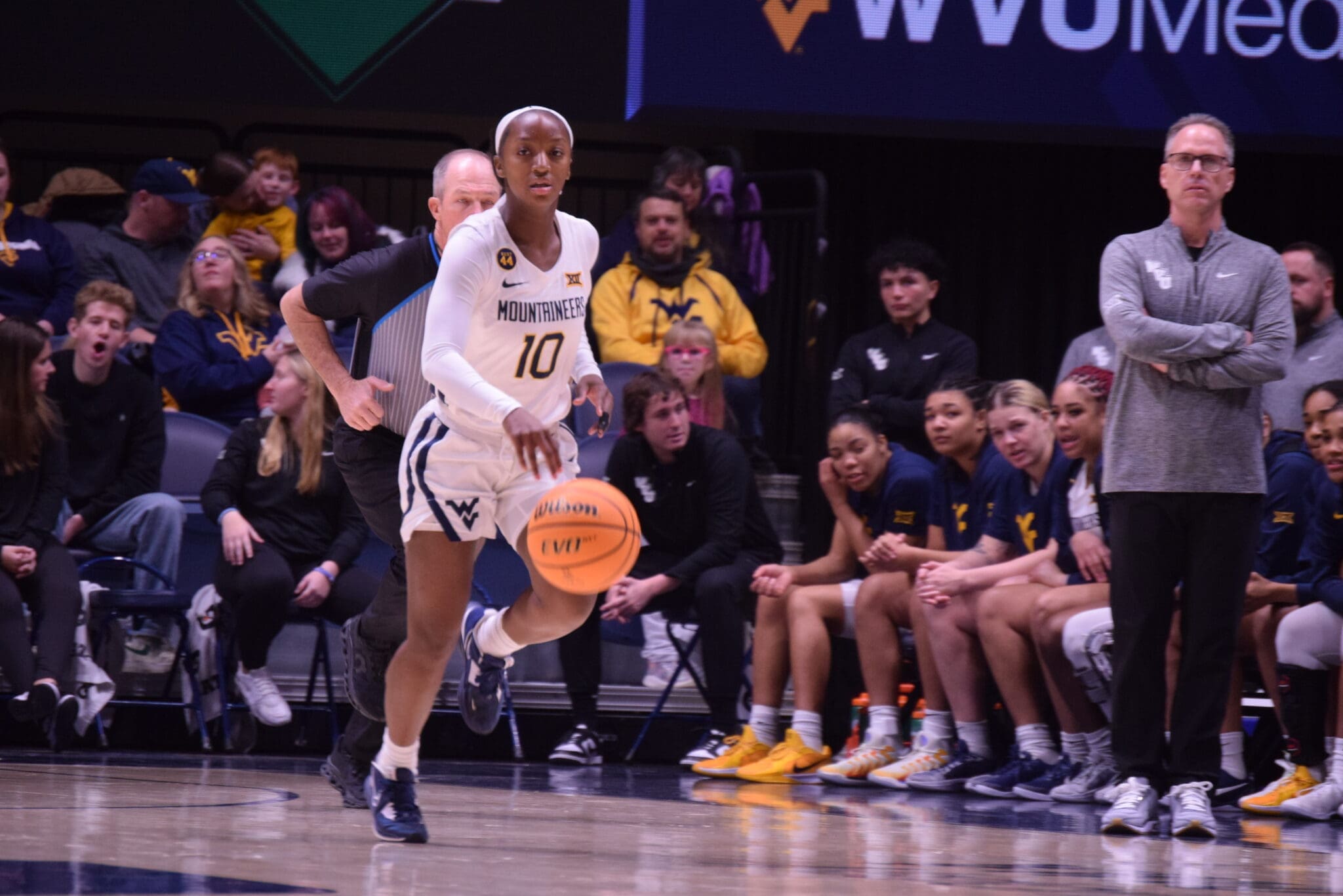 WVU women's basketball against BYU